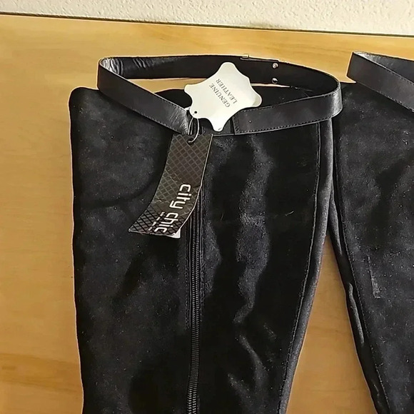 NWT Womens City Chic Genuine Leather Suede Leather Boot Lola sz 14 - Picture 6 of 9